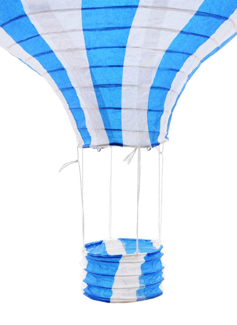 Famgee 12 inch Hanging Hot Air Balloon Paper Lanterns Set Decoration Birthday Wedding Christmas Party Decor Gift Set Stripe Style Pack of 6 - Image 5